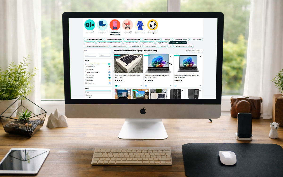 OLX Group marketplace, filtered listings